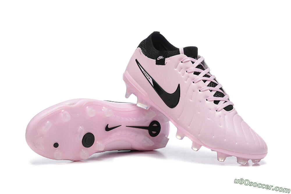 Nike Tiempo Legend 10 Elite FG Firm Ground Soccer Cleats - Pink/Black 4
