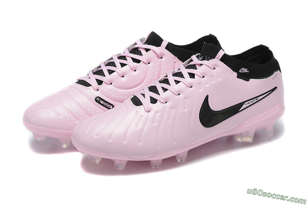 Nike Tiempo Legend 10 Elite FG Firm Ground Soccer Cleats - Pink/Black 5