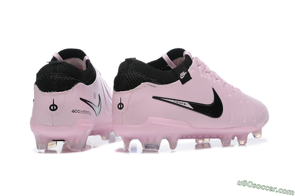Nike Tiempo Legend 10 Elite FG Firm Ground Soccer Cleats - Pink/Black 9
