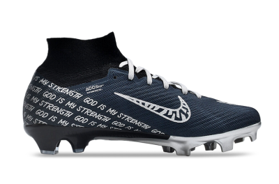Nike Air Zoom Mercurial Superfly 9 Elite FG Firm Ground Soccer Cleats - Blue/Black/Silver