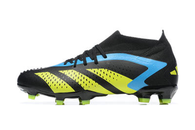 Adidas Predator Accuracy.1 FG Firm Ground Soccer Cleats - Black/Blue/Yellow