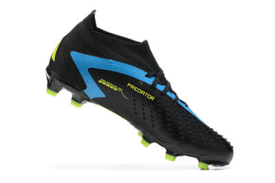 Adidas Predator Accuracy.1 FG Firm Ground Soccer Cleats - Black/Blue/Yellow