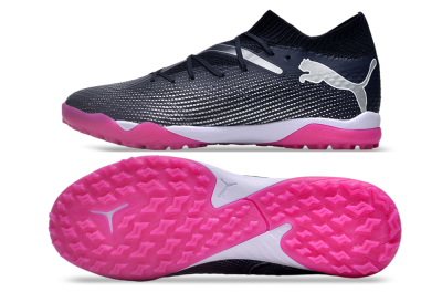 Puma Future Ultimate TF Artificial Turf Soccer Shoes - Blue/Silver/White/Pink