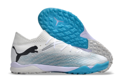 Puma Future Ultimate TF Artificial Turf Soccer Shoes - White/Jade/Black