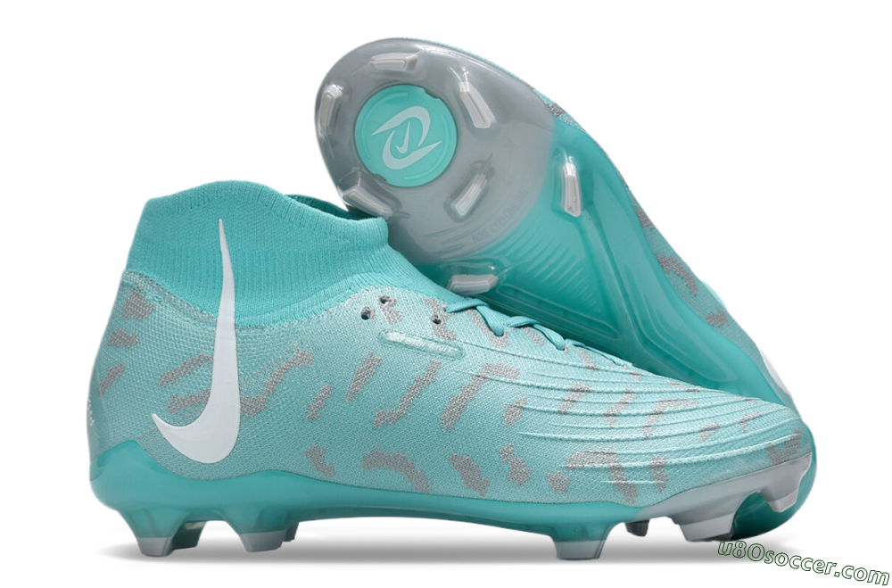 Nike Phantom Luna Elite FG Firm Ground Soccer Cleats - Jade/Grey/White 1