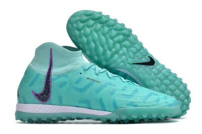 Nike Phantom Luna Elite NU TF Artificial Turf Soccer Shoes - Green/Yellow/Purple/Black