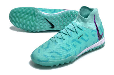 Nike Phantom Luna Elite NU TF Artificial Turf Soccer Shoes - Green/Yellow/Purple/Black