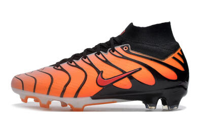 Nike Air Zoom Mercurial Superfly 9 Elite FG Firm Ground Soccer Cleats - Orange/Black/Red