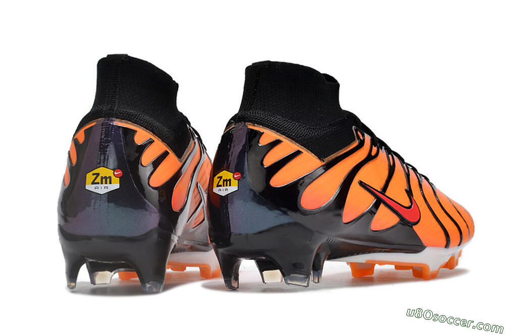 Nike Air Zoom Mercurial Superfly 9 Elite FG Firm Ground Soccer Cleats - Orange/Black/Red 6