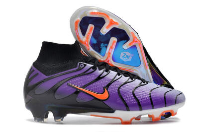 Nike Air Zoom Mercurial Superfly 9 Elite FG Firm Ground Soccer Cleats - Purple/Black/Orange/Gold