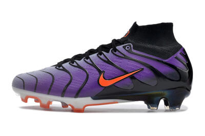 Nike Air Zoom Mercurial Superfly 9 Elite FG Firm Ground Soccer Cleats - Purple/Black/Orange/Gold