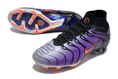 Nike Air Zoom Mercurial Superfly 9 Elite FG Firm Ground Soccer Cleats - Purple/Black/Orange/Gold