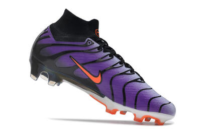Nike Air Zoom Mercurial Superfly 9 Elite FG Firm Ground Soccer Cleats - Purple/Black/Orange/Gold