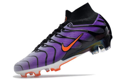 Nike Air Zoom Mercurial Superfly 9 Elite FG Firm Ground Soccer Cleats - Purple/Black/Orange/Gold