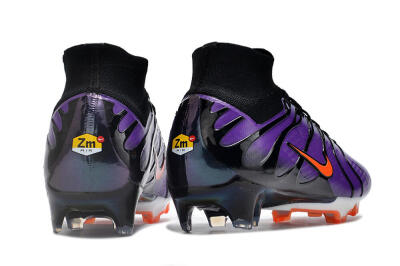 Nike Air Zoom Mercurial Superfly 9 Elite FG Firm Ground Soccer Cleats - Purple/Black/Orange/Gold