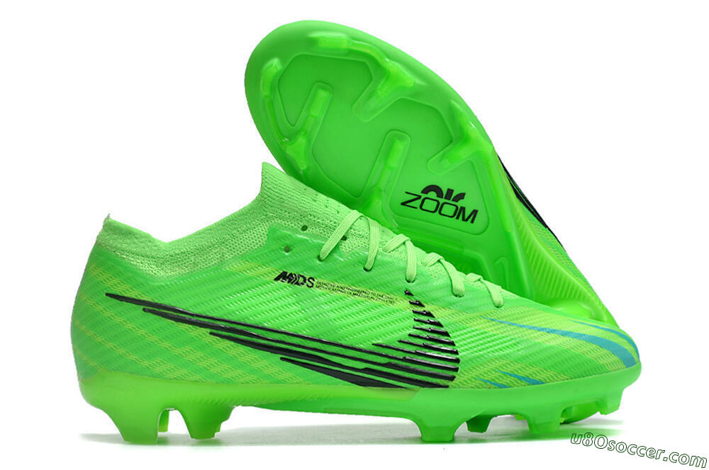 Nike Air Zoom Mercurial Vapor 15 Elite FG Firm Ground Soccer Cleats - Green/Black 1