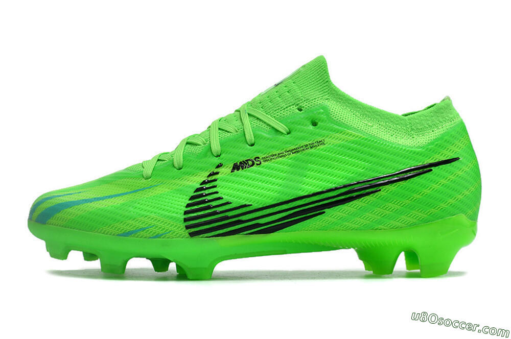 Nike Air Zoom Mercurial Vapor 15 Elite FG Firm Ground Soccer Cleats - Green/Black 2