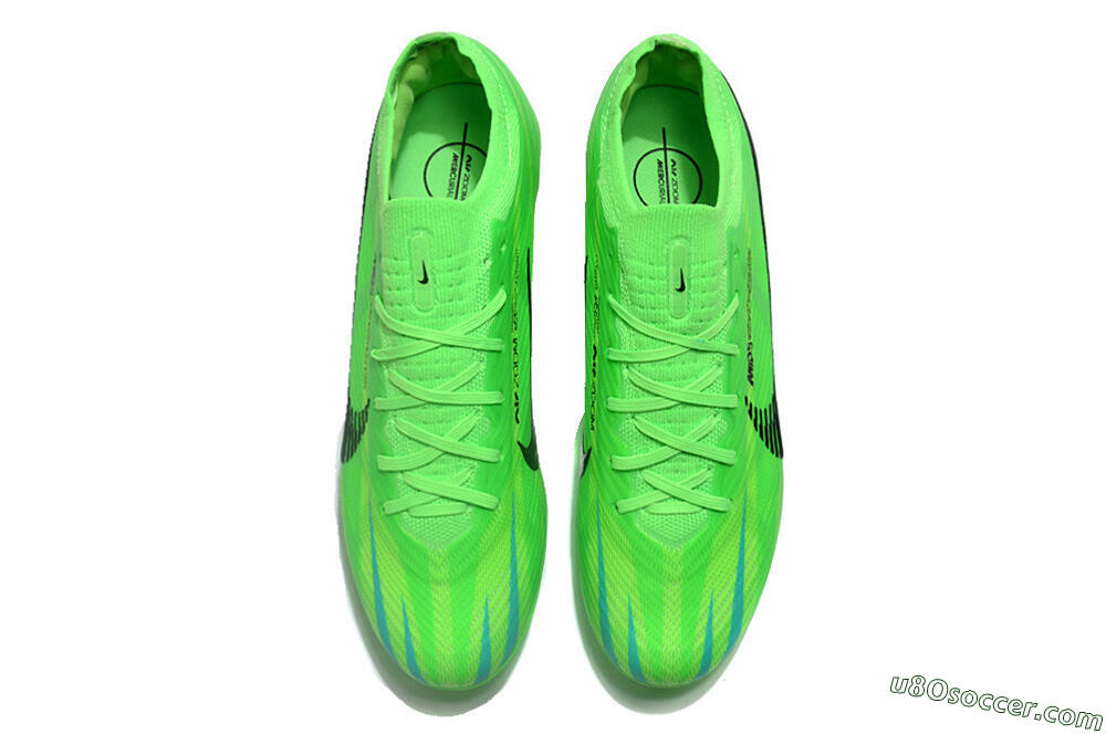 Nike Air Zoom Mercurial Vapor 15 Elite FG Firm Ground Soccer Cleats - Green/Black 4