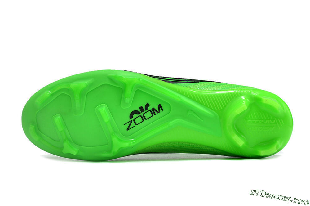 Nike Air Zoom Mercurial Vapor 15 Elite FG Firm Ground Soccer Cleats - Green/Black 6