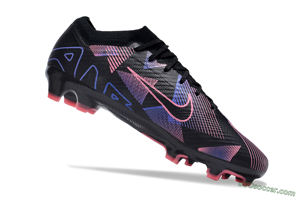 Nike Air Zoom Mercurial Vapor 15 Elite FG Firm Ground Soccer Cleats - Black/Purple/Pink 4