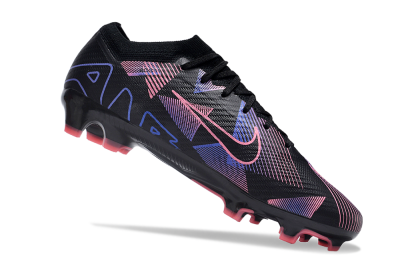 Nike Air Zoom Mercurial Vapor 15 Elite FG Firm Ground Soccer Cleats - Black/Purple/Pink