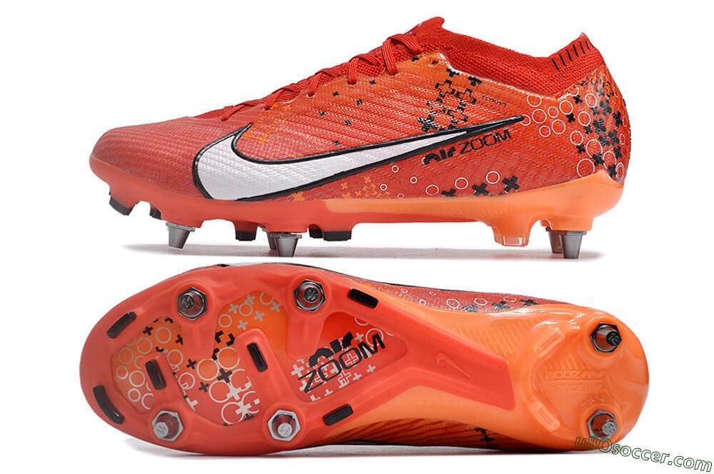 Nike Air Zoom Mercurial Vapor 15 SG Soft Ground Soccer Cleats - Red/White/Black 0
