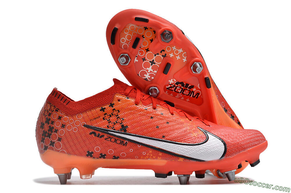 Nike Air Zoom Mercurial Vapor 15 SG Soft Ground Soccer Cleats - Red/White/Black 1