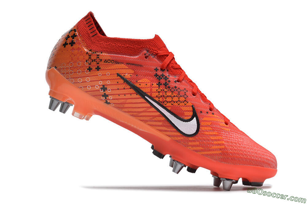 Nike Air Zoom Mercurial Vapor 15 SG Soft Ground Soccer Cleats - Red/White/Black 4