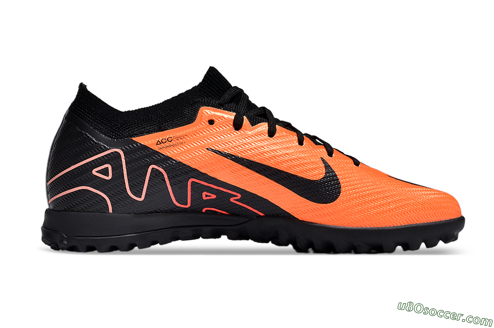 Nike Air Zoom Mercurial Vapor 15 Elite TF Artificial Turf Soccer Shoes - Orange/Black 4