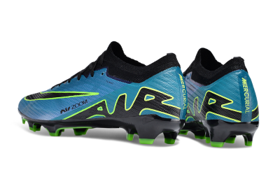 Nike Air Zoom Mercurial Vapor 15 Elite FG Firm Ground Soccer Cleats - Blue/Black/Yellow