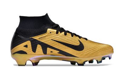 Nike Air Zoom Mercurial Superfly 9 Elite FG Firm Ground Soccer Cleats - Gold/Black