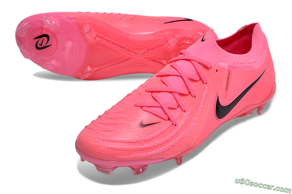 Nike Phantom Luna Elite NU FG Firm Ground Soccer Cleats - Pink/Black 3