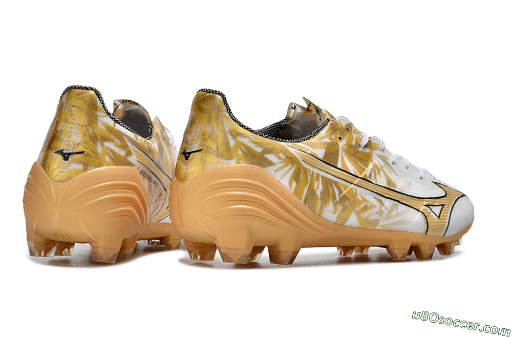 Mizuno Morelia Alpha Made in Japan FG Soccer Cleats | White