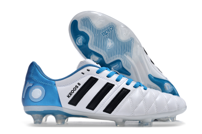 Adidas Adipure11 Pro X PD25 TRX FG Firm Ground Soccer Cleats - White/Black/Blue