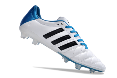 Adidas Adipure11 Pro X PD25 TRX FG Firm Ground Soccer Cleats - White/Black/Blue