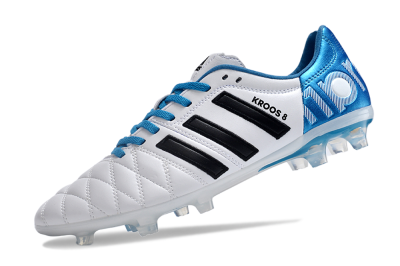 Adidas Adipure11 Pro X PD25 TRX FG Firm Ground Soccer Cleats - White/Black/Blue