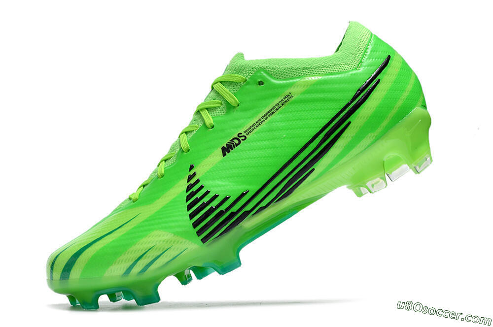 Nike Air Zoom Mercurial Vapor 15 Elite FG Firm Ground Soccer Cleats - Green/Yellow/Black 5