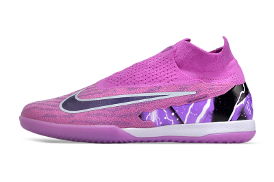 Nike Phantom GX Elite DF Link IC Indoor & Futsal Soccer Shoes - Purple/Black/White