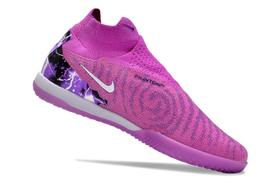 Nike Phantom GX Elite DF Link IC Indoor & Futsal Soccer Shoes - Purple/Black/White