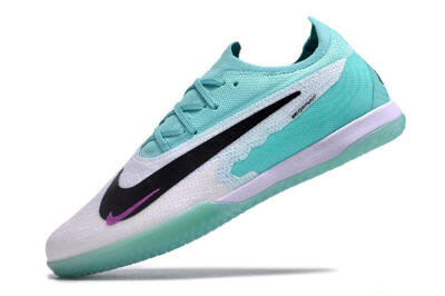 Nike Phantom GX Elite IC Indoor & Futsal Soccer Shoes - White/Jade/Black/Purple