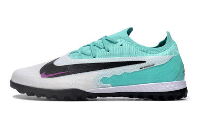 Nike Phantom GX Elite TF Artificial Turf Soccer Shoes - White/Jade/Black/Purple