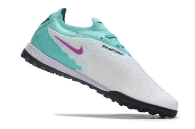 Nike Phantom GX Elite TF Artificial Turf Soccer Shoes - White/Jade/Black/Purple
