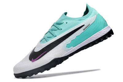 Nike Phantom GX Elite TF Artificial Turf Soccer Shoes - White/Jade/Black/Purple