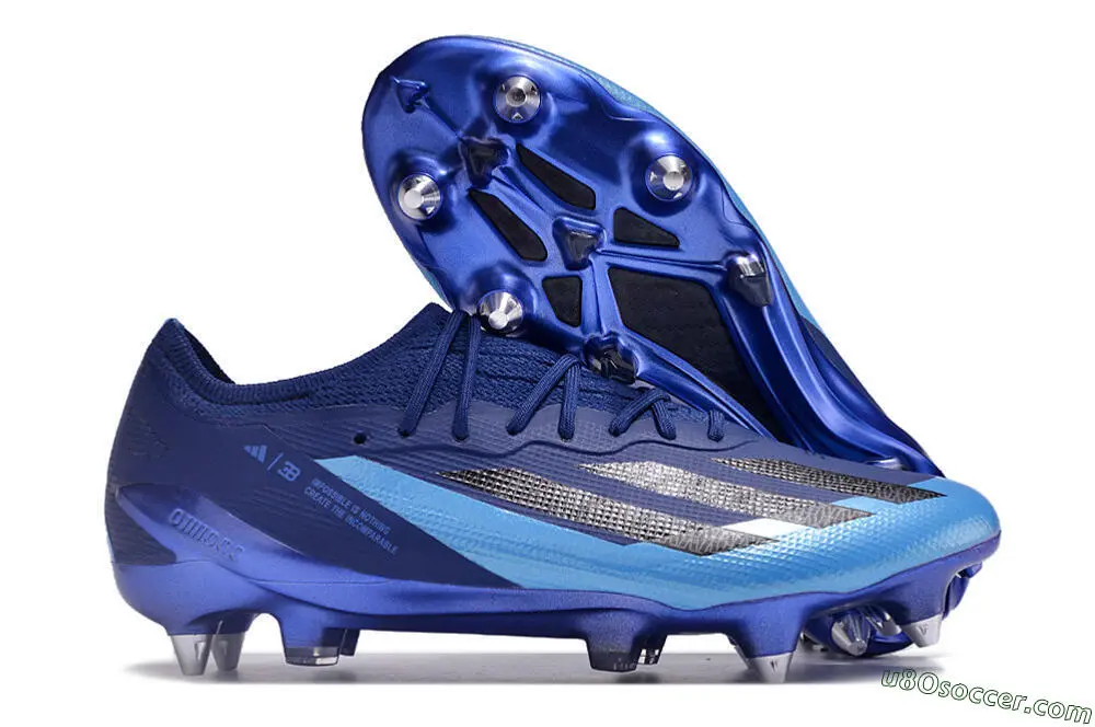 アディダスadidas X CRAZYFAST.1 SG SG Soft Ground Soccer Cleats in Blue, Jade, and Black - Get