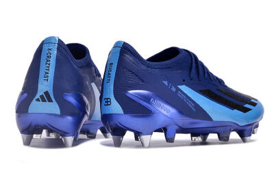 Adidas X Crazyfast.1 SG Soft Ground Soccer Cleats - Blue/Jade/Black