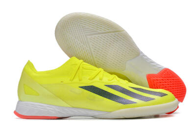 Adidas X Crazyfast.1 IC Indoor & Futsal Soccer Shoes - Yellow/Black/White