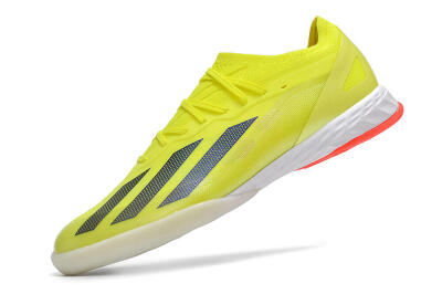 Adidas X Crazyfast.1 IC Indoor & Futsal Soccer Shoes - Yellow/Black/White