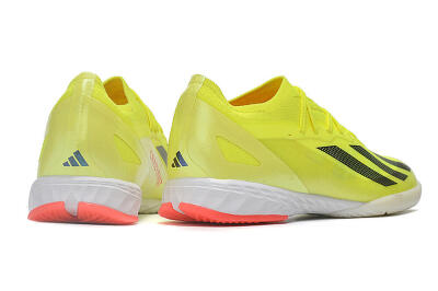 Adidas X Crazyfast.1 IC Indoor & Futsal Soccer Shoes - Yellow/Black/White