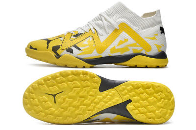 Puma Future X Powercat Tokyo Match TF Artificial Turf Soccer Shoes - Yellow/White/Black