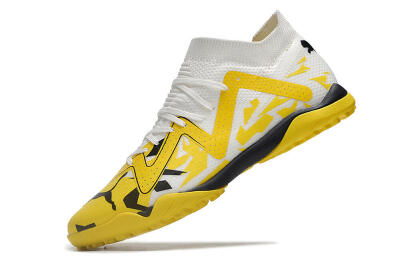 Puma Future X Powercat Tokyo Match TF Artificial Turf Soccer Shoes - Yellow/White/Black